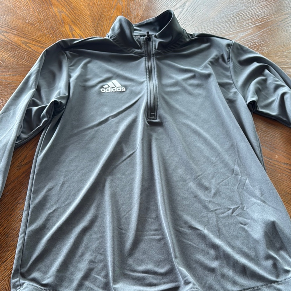 Adidas Black Quarter-Zip Pullover